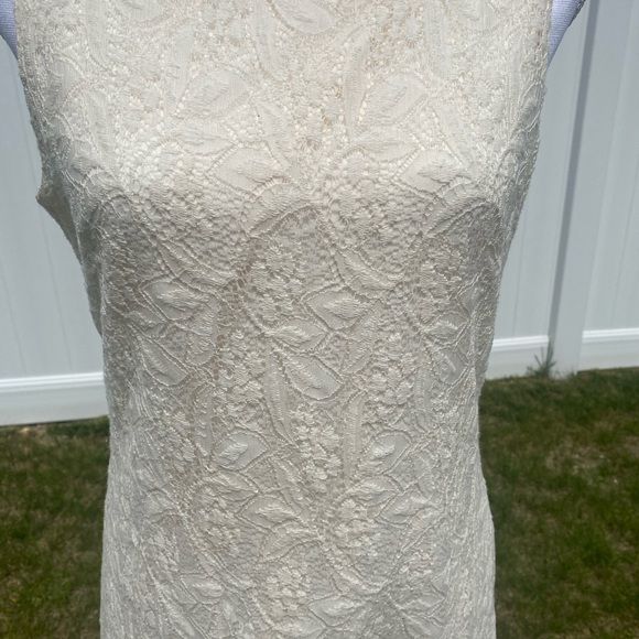 Beautiful ivory lace sun dress large - Picture 3 of 7